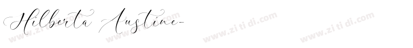 Hilberta Austine字体转换